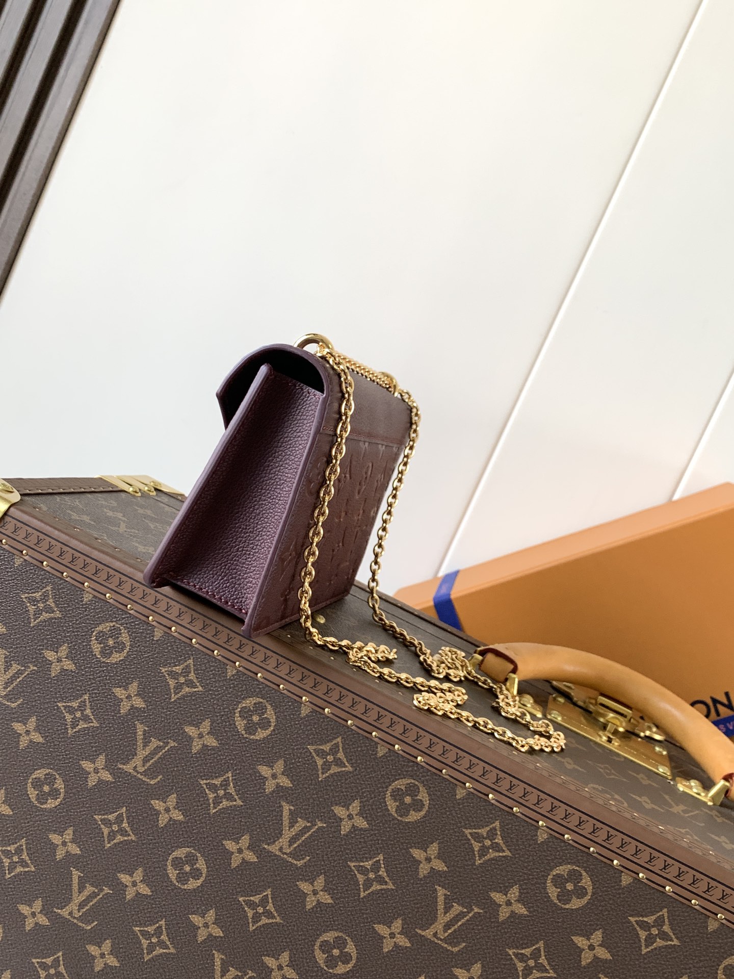 顶级原单，变码芯片M13569黑色M13570 灰 M25814 酒红 (链条/压花)【Portefeu