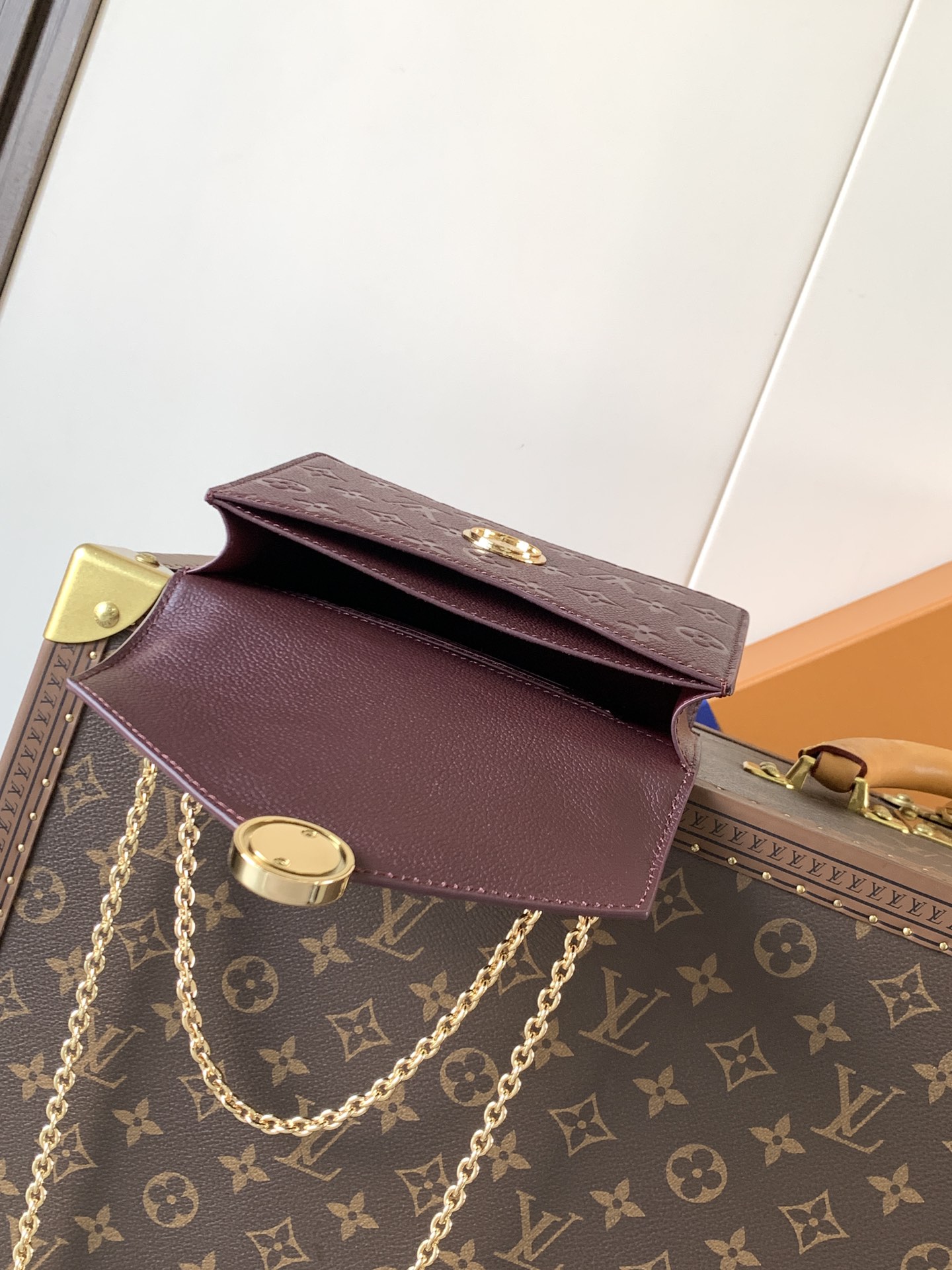 顶级原单，变码芯片M13569黑色M13570 灰 M25814 酒红 (链条/压花)【Portefeu