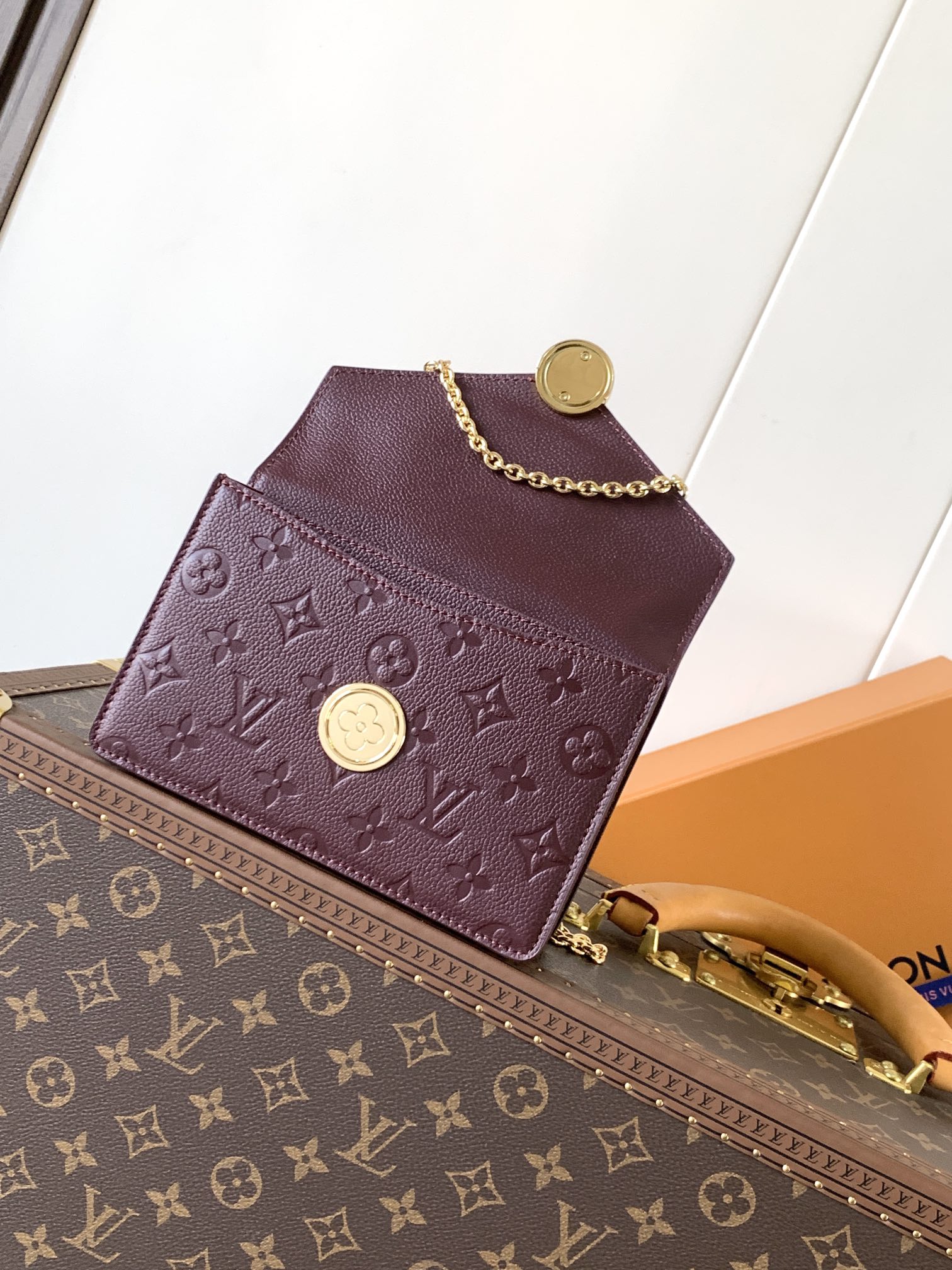 顶级原单，变码芯片M13569黑色M13570 灰 M25814 酒红 (链条/压花)【Portefeu