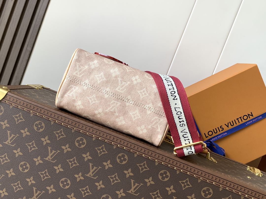 顶级原单，变码芯片M15151本款 Speedy 20 Bandoulière 手袋取材 Meowgra