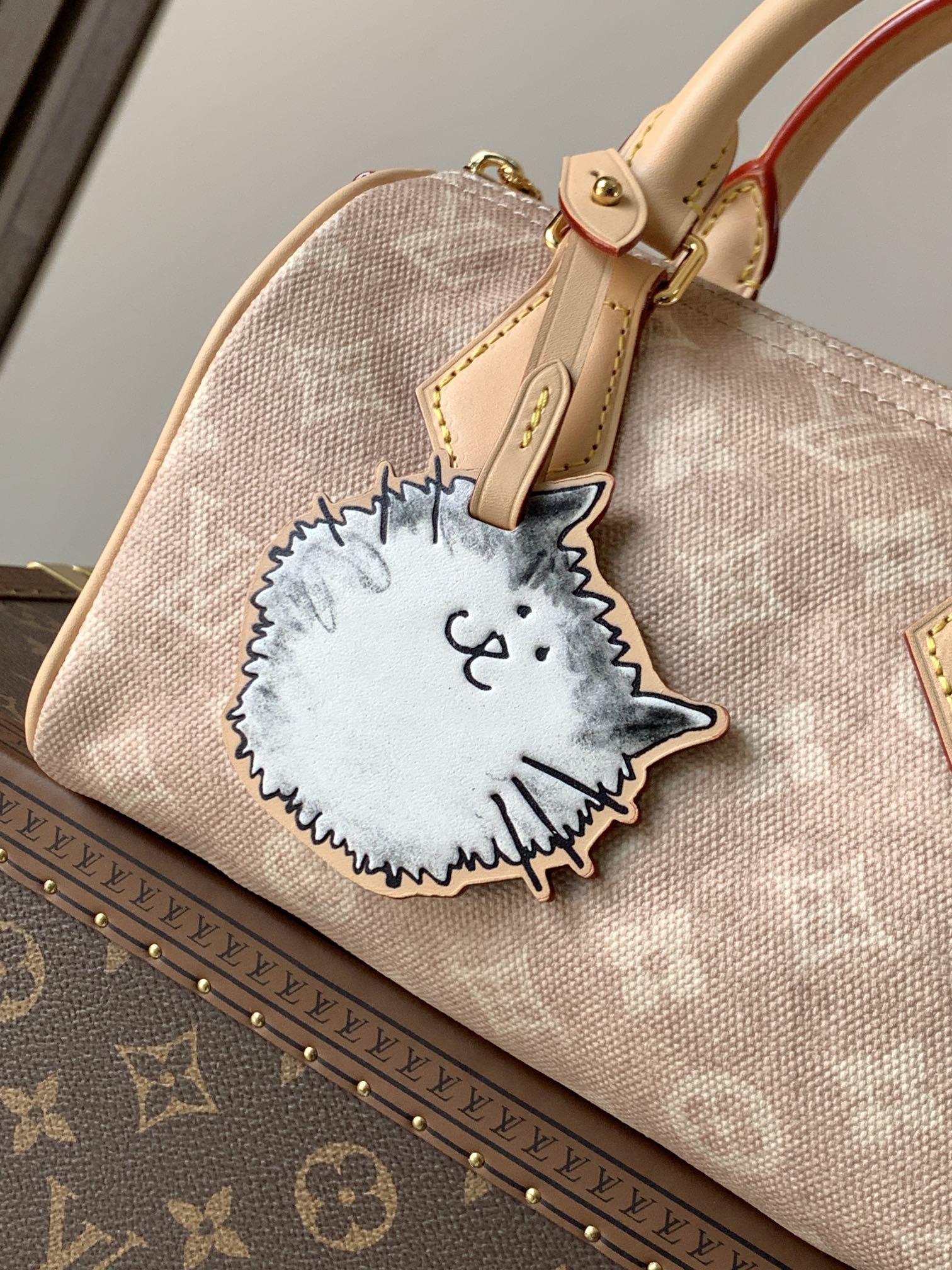 顶级原单，变码芯片M15151本款 Speedy 20 Bandoulière 手袋取材 Meowgra