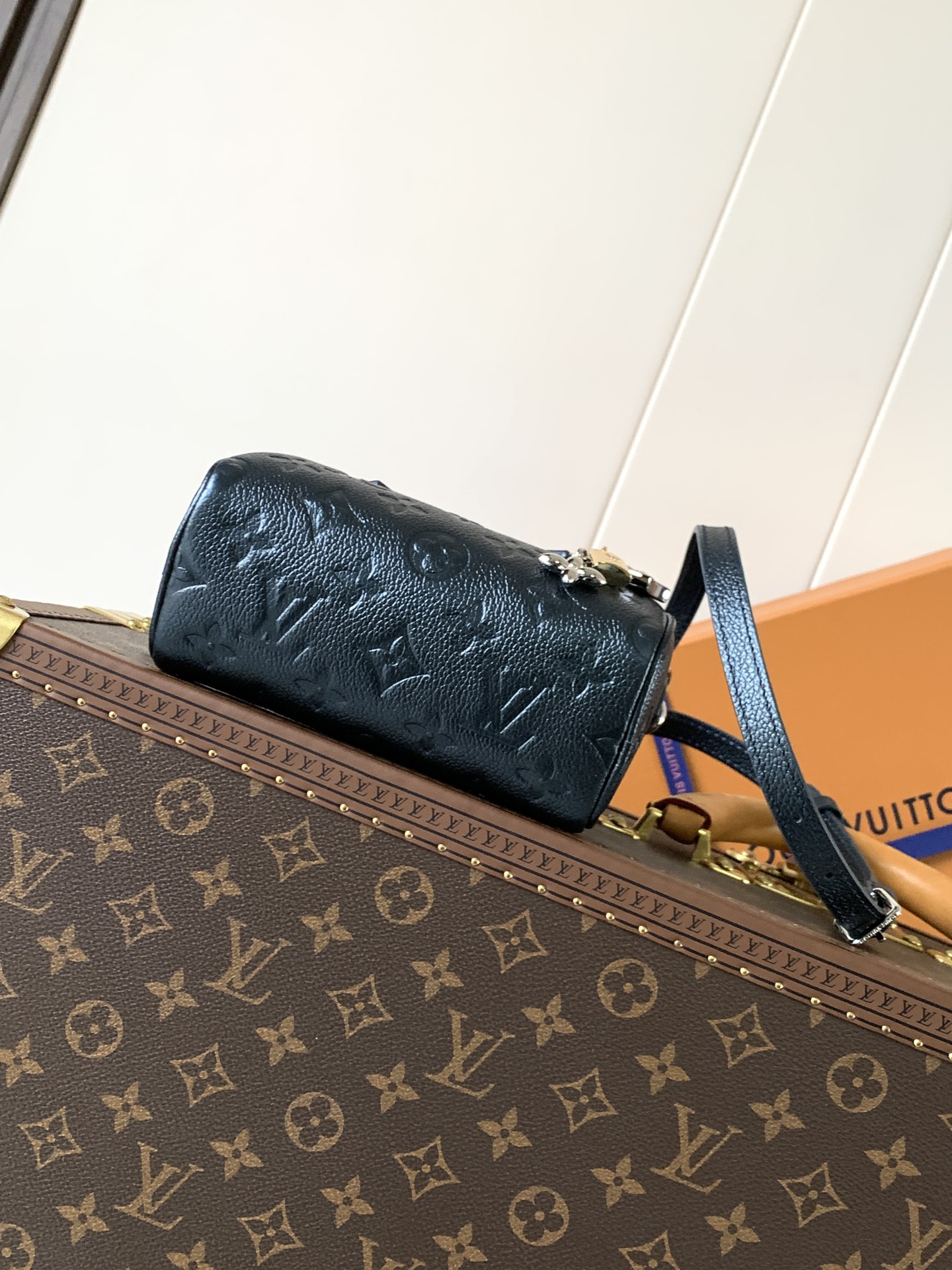 Louis Vuitton 作为仿真版推出的Nano Speedy 利用率高的色调 使它既适合日常妆容 也适合晚上妆容