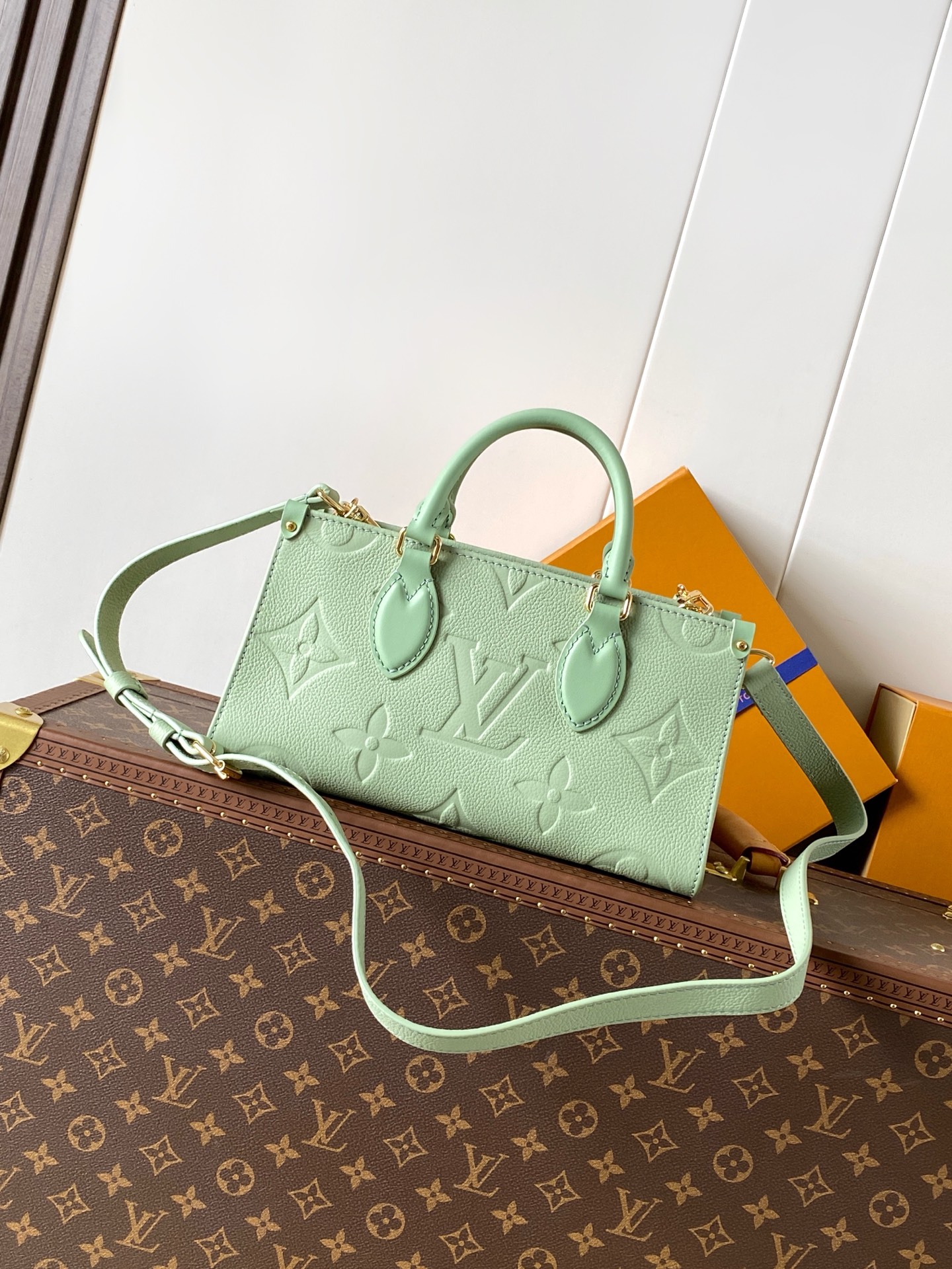 Louis Vuitton OnTheGo Green Tote Bag