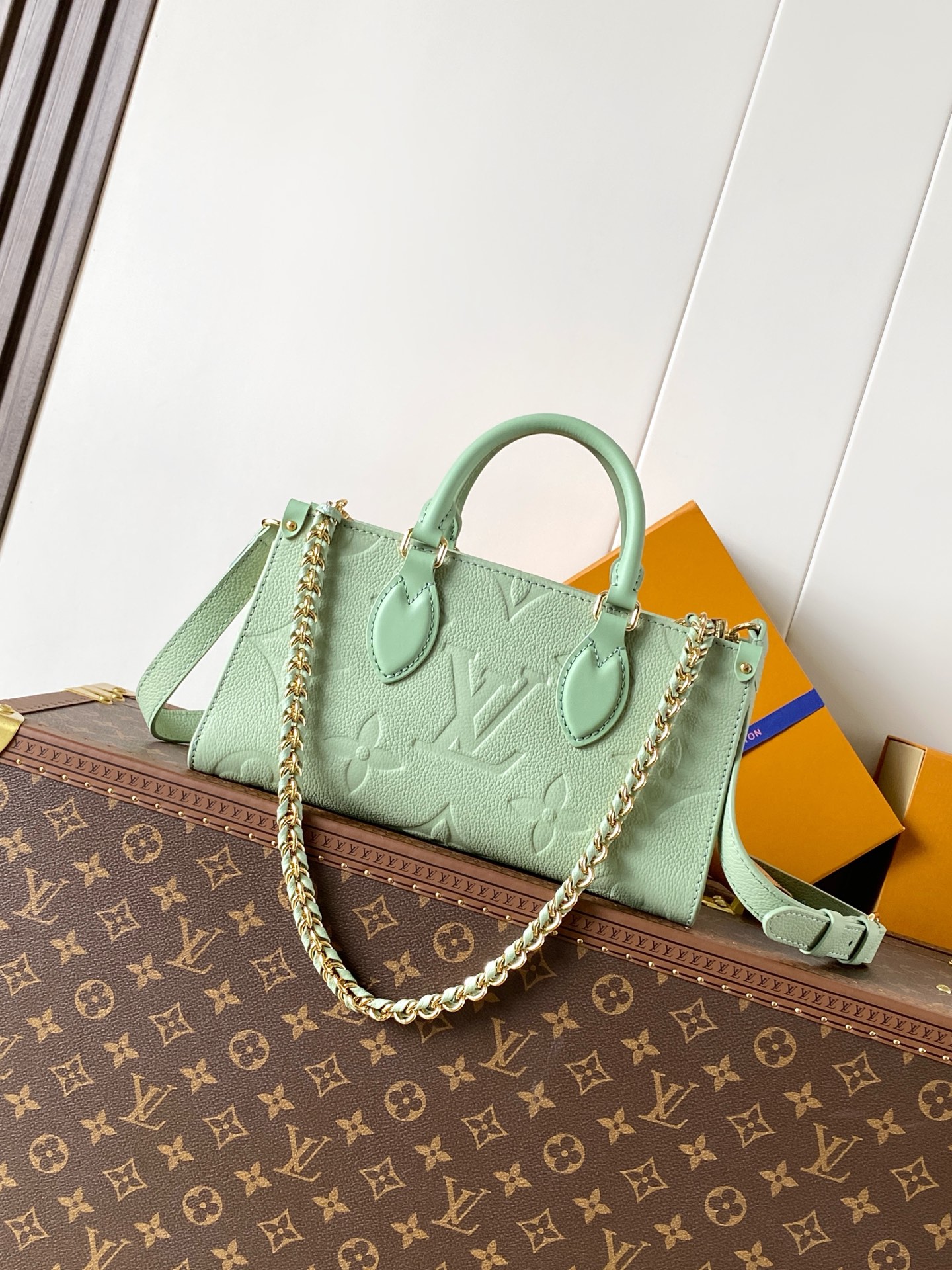 Louis Vuitton OnTheGo Green Tote Bag