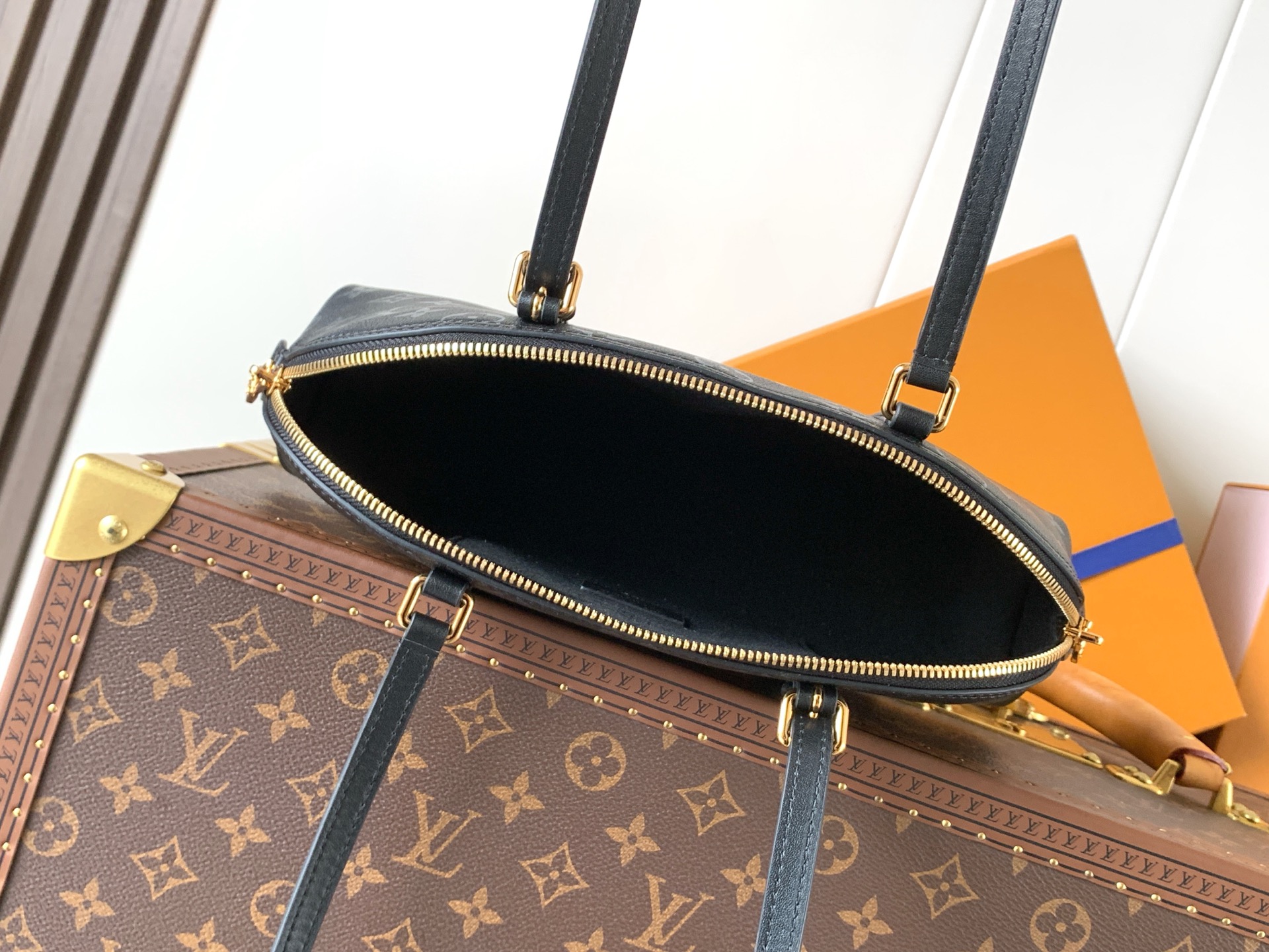 Louis Vuitton Black Monogram Dome Shoulder Bag