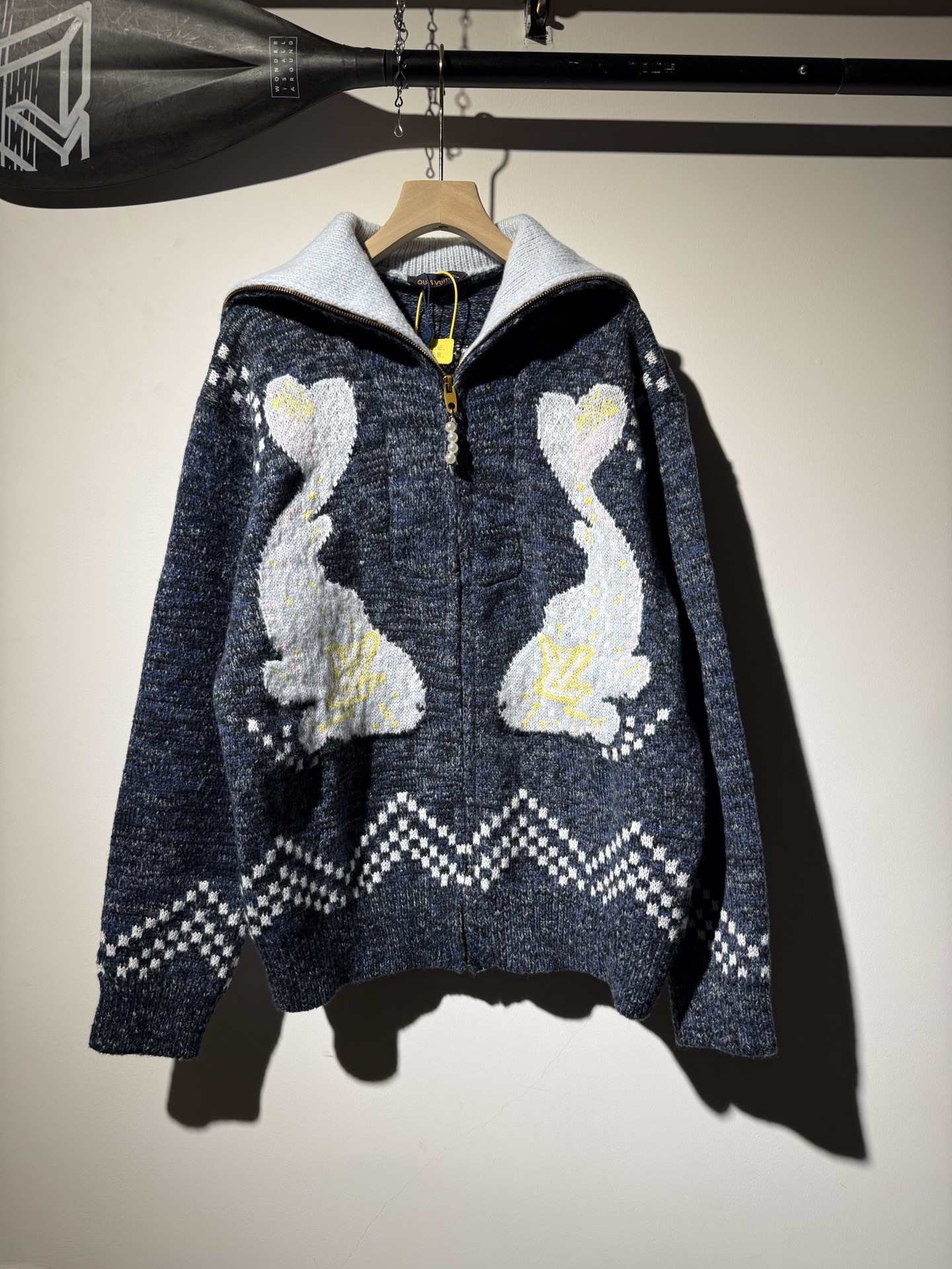 P170 LV 25FW nueva chaqueta suéter de punto koi Talla: S M L