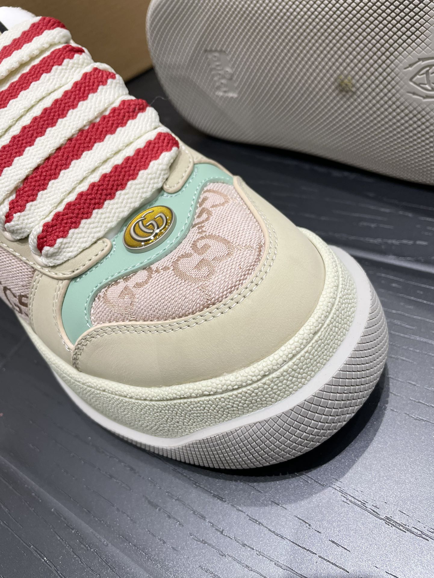 NO:592941,Gucci Screener series chubby pink G cloth details women's size 35-40, casual shoes/sneakers, gucci, sneakers19860909Gucci Screener系列 小胖丁 粉G布 细节 女款35-40码,休闲鞋/运动鞋,gucci,sneakers,Women's Shoes