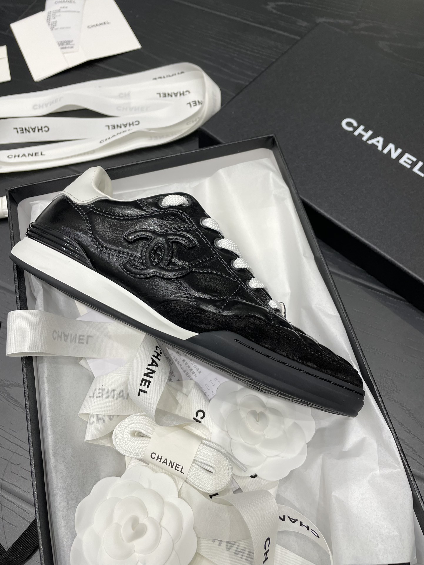 NO:593402,CHANEL Chanel Tennis Shoes Classic Size 35/40 (40 is custom-made, non-refundable and non-exchangeable) Dongguan high version exclusive black real shot, casual shoes/sports shoes, chanel, chanel, sneakers19860909CHANEL 香奈儿 网球鞋 经典 码数35/40（40定做不退不换） 东莞高版本 独家 黑色 实拍,休闲鞋/运动鞋,chanel,chanel,sneakers,Women's Shoes