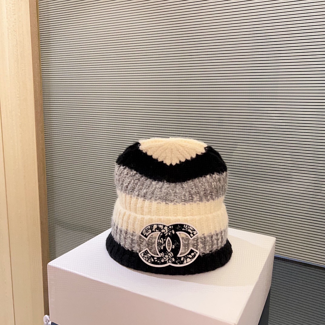 Chanel Hats Knitted Hat Cashmere Knitting Fall/Winter Collection