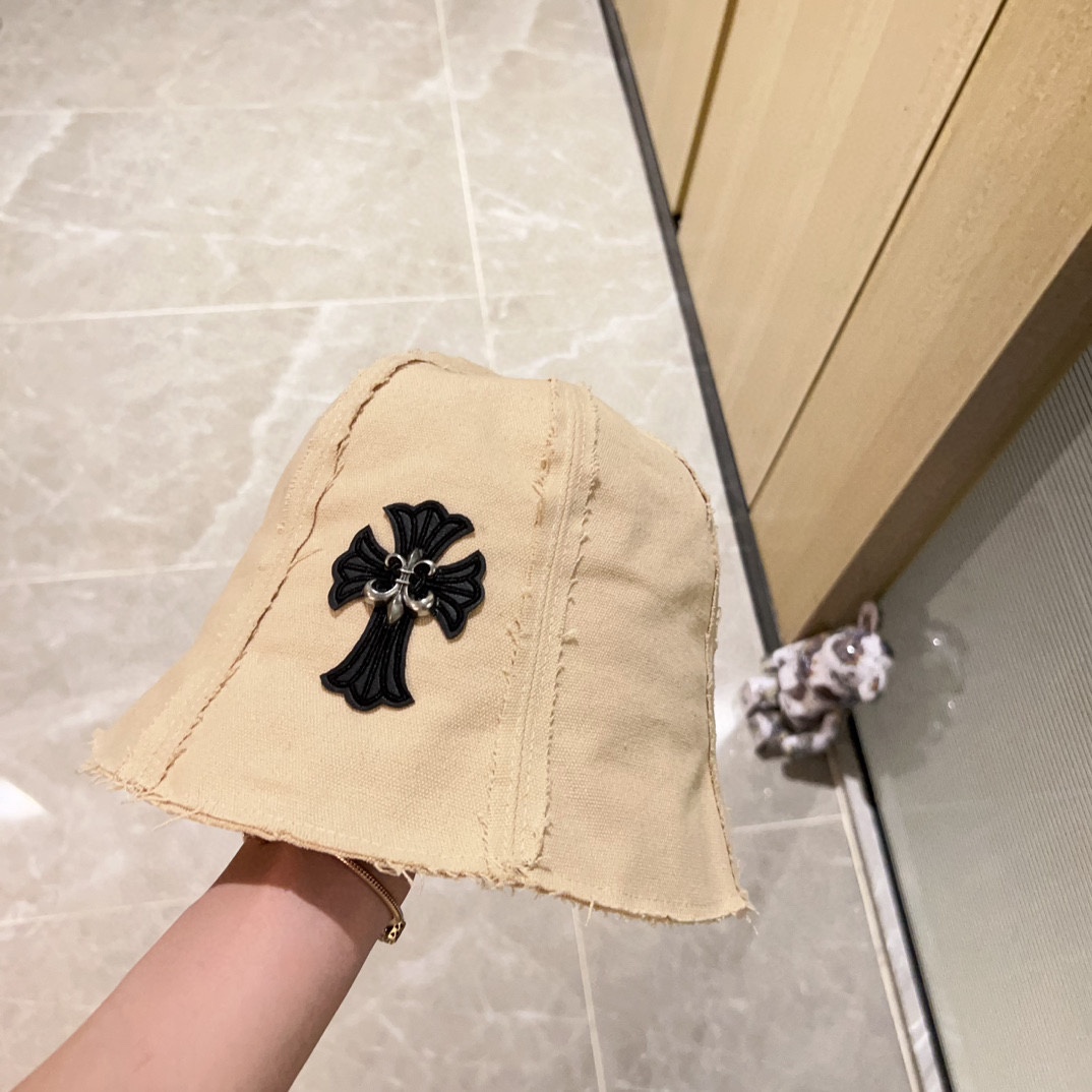 [Chrome Hearts Hats]Equipped with dust bag [Croxin] 2025 new distressed fisher