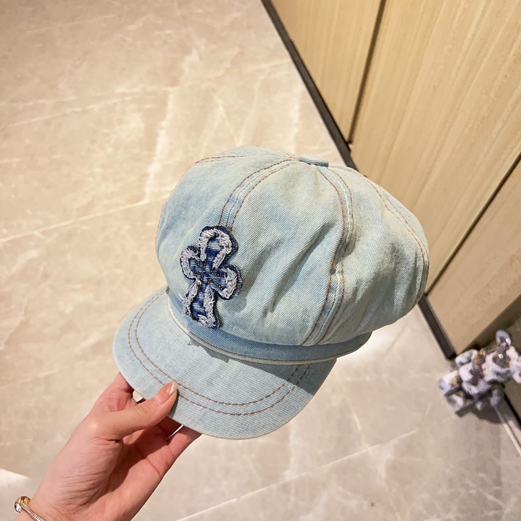 [Chrome Hearts Hats]Equipped with dust bag [Croxin] 2025 new four-season denim