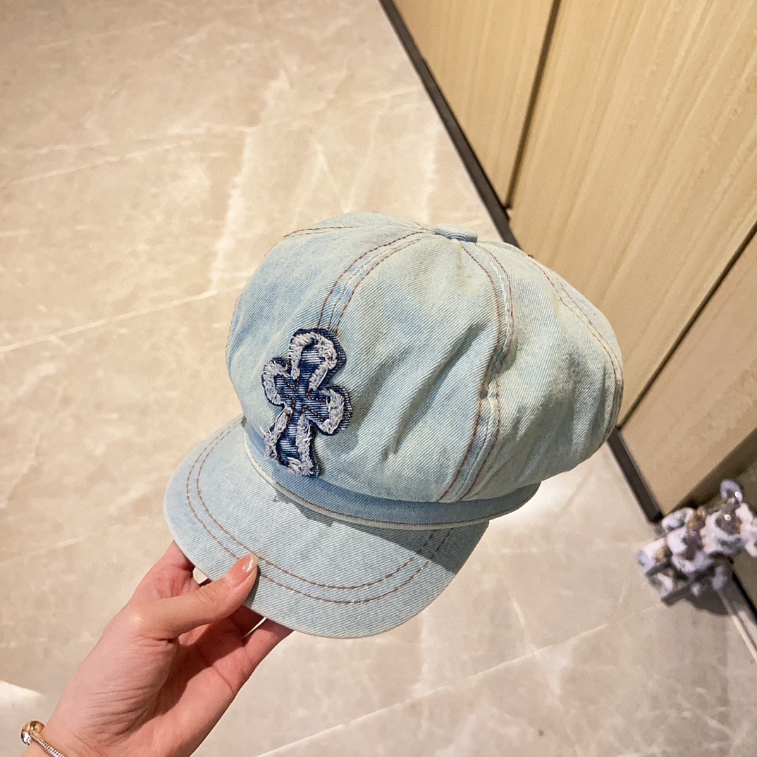 [Chrome Hearts Hats]Equipped with dust bag [Croxin] 2025 new four-season denim