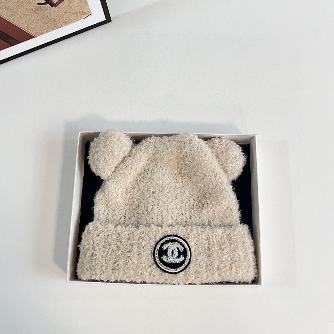 NO:191574,Special dust bag [CHANEL Chanel] New autumn and winter bear ear playful woolen hat, big brand style ~ must-have hat for autumn and winter wear fisherman hat baseball hat knit hat, hat, chanel, chanel, espadrilles, hats19860909特配防尘袋【CHANEL香奈儿】秋冬新款小熊耳朵俏皮款毛线帽,大牌同款～秋冬穿搭必备帽子渔夫帽棒球帽针织帽,帽子,chanel,chanel,espadrilles,hats,hat