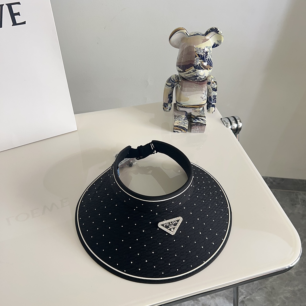 NO:195659,Special dust bag [PRADA] New summer sequin large-edge sun hat empty top hat Light luxury temperament style ~ Hat Fisherman's hat Baseball hat Knitted hat, hat, prada, prada, espadrilles, hats19860909特配防尘袋【PRADA普拉达】夏季新款亮片大沿遮阳帽空顶帽 轻奢气质款～帽子渔夫帽棒球帽针织帽,帽子,prada,prada,espadrilles,hats,hat