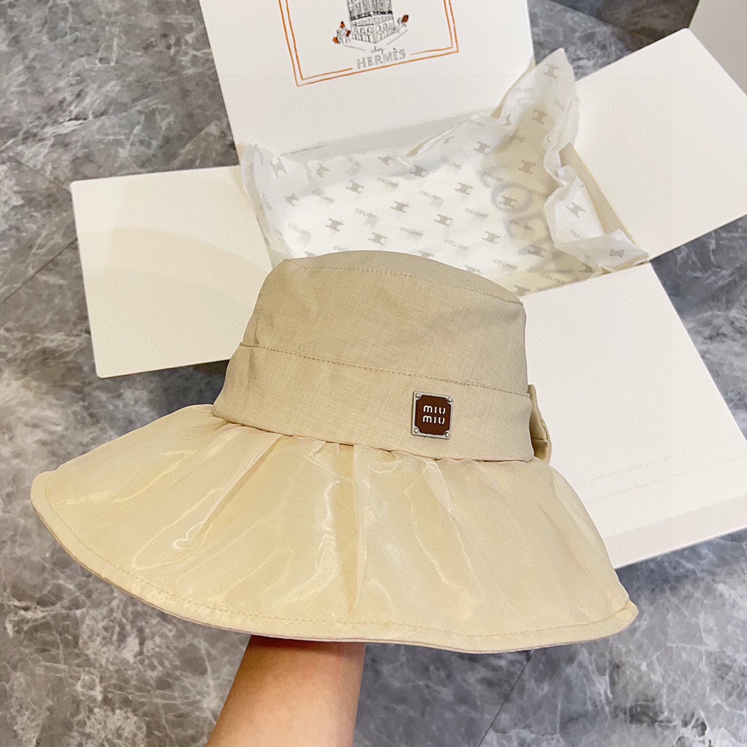 NO:203634,Special dust bag [MIUMIU] New large-edge bow-shaded sun-shaded fisherman hat Double-layer splicing ~ A more textured hat Fisherman hat Baseball hat Knit hat, hat, miumiu, espadrilles, hats19860909特配防尘袋【MIUMIU缪缪】新款大沿蝴蝶结遮阳渔夫帽 双层拼接～更有质感的一款帽子渔夫帽棒球帽针织帽,帽子,miumiu,espadrilles,hats,hat