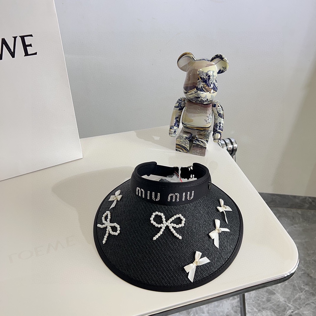 NO:204324,Special dust bag [MIUMIU] New summer Miao family exclusive sun hat empty top hat bow rhinestone style ~ light luxury sun hat fisherman hat baseball hat knit hat, hat, miumiu, espadrilles, hats19860909特配防尘袋【MIUMIU缪缪】夏季新款缪家独家款遮阳帽空顶帽 蝴蝶结水钻款～轻奢遮阳帽子渔夫帽棒球帽针织帽,帽子,miumiu,espadrilles,hats,hat