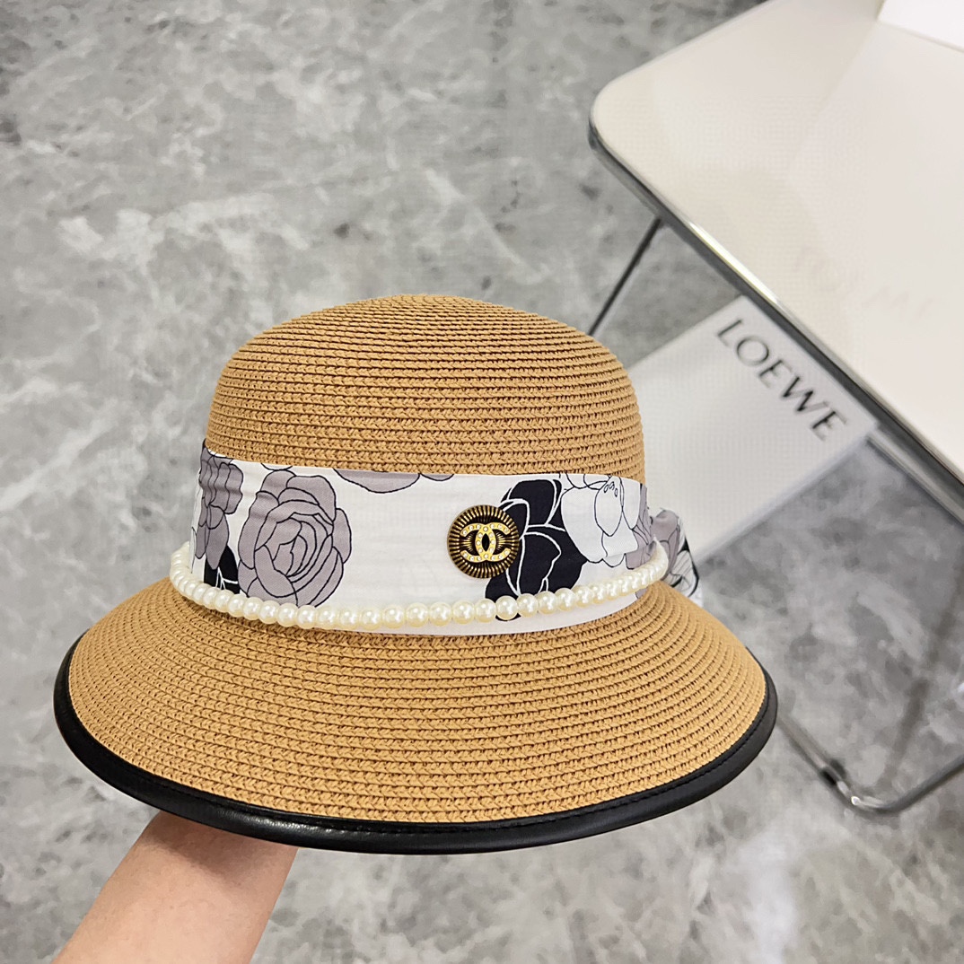 NO:204861,Special dust bag. [CHANEL Chanel] New small fragrance style pearl ribbon vacation wind basin hat straw hat, traveling single product hat fisherman hat baseball hat knit hat, hat, chanel, chanel, espadrilles, hats19860909特配防尘袋.【CHANEL香奈儿】新款小香风珍珠丝带度假风盆帽草帽,出街旅行单品帽子渔夫帽棒球帽针织帽,帽子,chanel,chanel,espadrilles,hats,hat