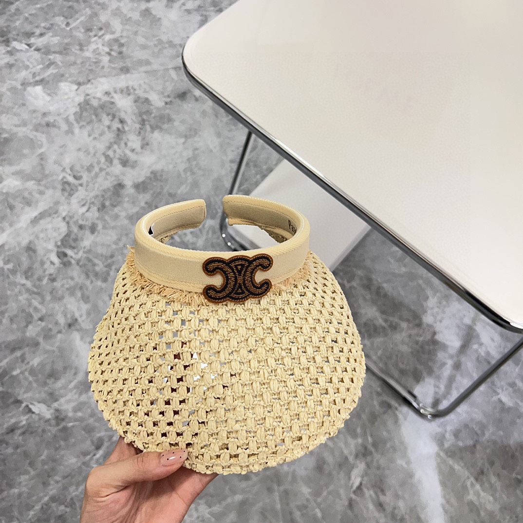 NO:204864,Special dust bag [CELINE] New summer hollow woven sun hat empty top hat Light luxury temperament style ~ Hat Fisherman hat Baseball hat Knitted hat, hat, celine, celine, espadrilles, hats19860909特配防尘袋【CELINE赛琳】夏季新款镂空编织遮阳帽空顶帽 轻奢气质款～帽子渔夫帽棒球帽针织帽,帽子,celine,celine,espadrilles,hats,hat