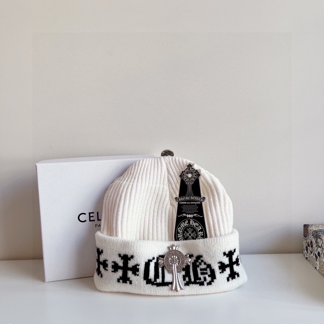 NO:214680,Special dust bag [Croxin] new iron-label wool hat with autumn and winter, super hot and first-class texture, and a super easy to match when you go out!  Hat fisherman hat baseball hat knit hat, hat, chrome hearts, espadrilles,hats19860909特配防尘袋【克罗心】秋冬新款铁标毛线帽,超火爆质感一流,出街超好搭配！帽子渔夫帽棒球帽针织帽,帽子,chrome hearts,espadrilles,hats,hat