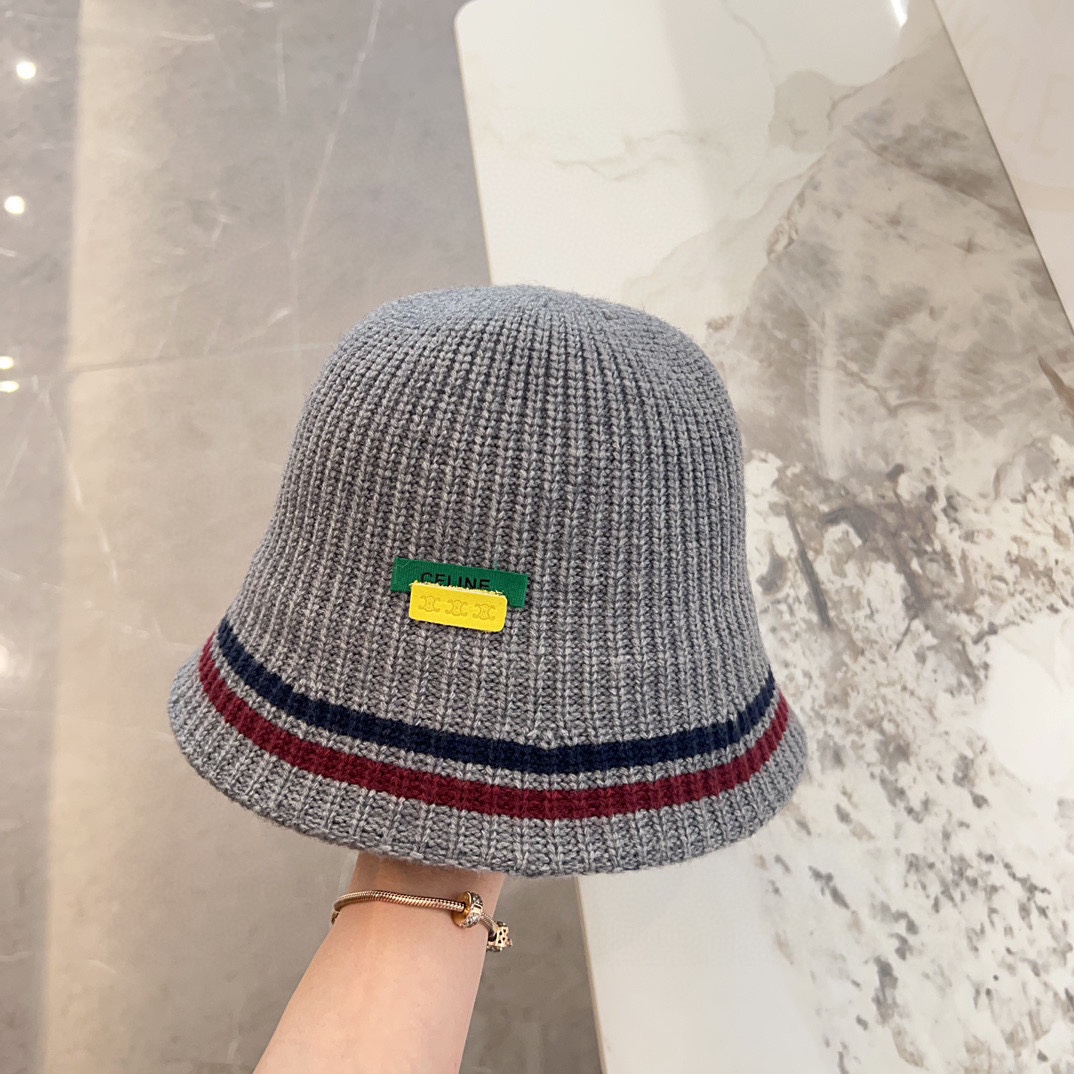 NO:215205,Special dust bag [CELINE] Autumn and winter color-blocking simple striped fisherman hat casual men and women ~ versatile single hat fisherman hat baseball hat knit hat, hat, celine, celine, espadrilles, hats19860909特配防尘袋【CELINE赛琳】秋冬拼色简约条纹款渔夫帽 休闲男女款～百搭单品帽子渔夫帽棒球帽针织帽,帽子,celine,celine,espadrilles,hats,hat