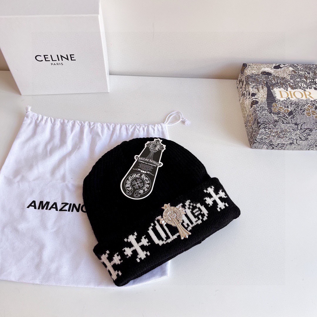 NO:215573,Special dust bag [Croxin] new iron-label wool hat with autumn and winter, super hot and first-class texture, and a super easy to match when you go out!  Hat fisherman hat baseball hat knit hat, hat, chrome hearts, espadrilles,hats19860909特配防尘袋【克罗心】秋冬新款铁标毛线帽,超火爆质感一流,出街超好搭配！帽子渔夫帽棒球帽针织帽,帽子,chrome hearts,espadrilles,hats,hat