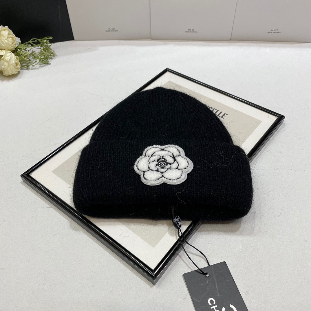NO:216424,Special offer with dust bag. [CHANEL Chanel] New autumn and winter rabbit-hair camellia small fragrance wool hat, plus velvet material, very versatile hat, fisherman hat, baseball hat, knit hat, hat, chanel, chanel, espadrilles, hats19860909特价配防尘袋.【CHANEL香奈儿】秋冬新款兔毛山茶花小香风毛线帽,加绒材质,非常百搭帽子渔夫帽棒球帽针织帽,帽子,chanel,chanel,espadrilles,hats,hat