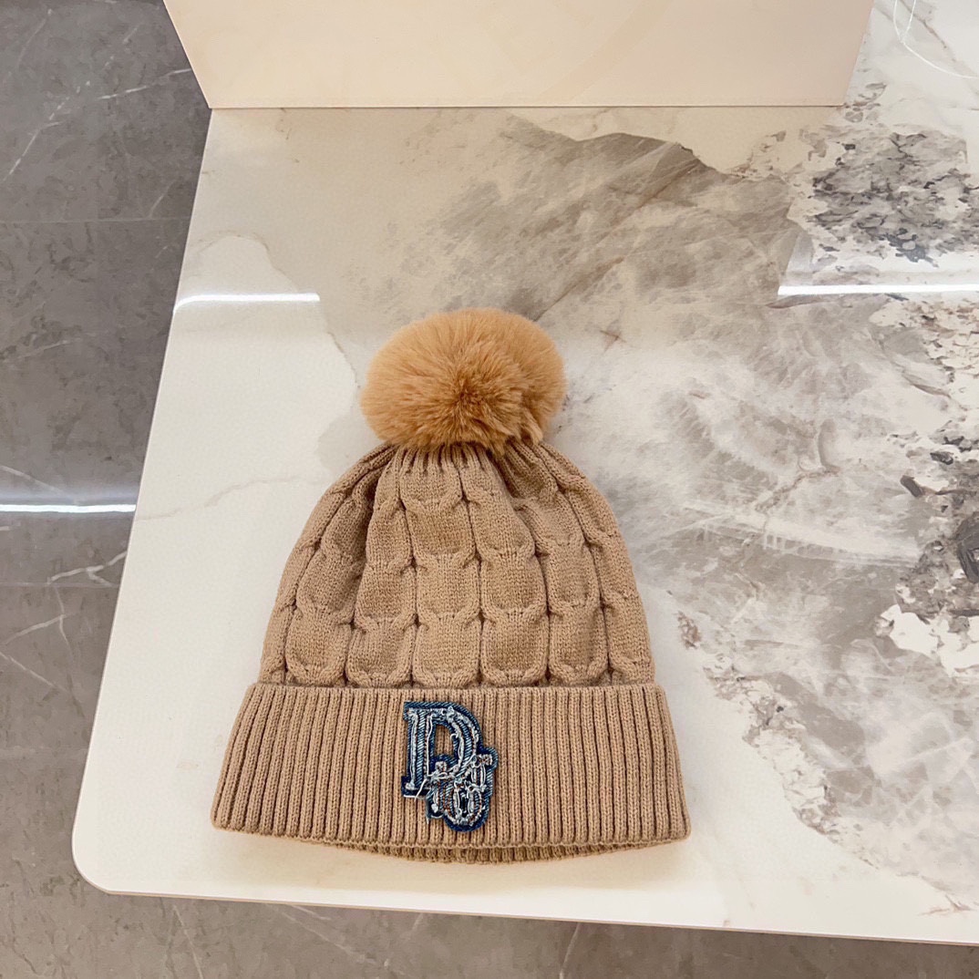 NO:217510,Special dust bag [DIOR] New autumn and winter big brand forest striped pattern knitted wool ball wool hat # a very textured style ~ closed eyes and put into the hat fisherman hat baseball hat knit hat, hat, dior, dior, espadrilles, hats19860909特配防尘袋【DIOR迪奥】秋冬新款大牌森系条纹纹路针织毛球毛线帽# 非常有质感的一款～闭眼入帽子渔夫帽棒球帽针织帽,帽子,dior,dior,espadrilles,hats,hat