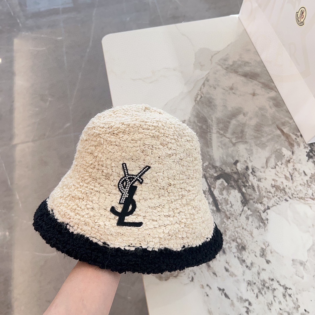 NO:219284,Special dust bag [YSL Saint Laurent] Autumn and winter plush color-blocked lamb fur simple fisherman's hat, classic and versatile casual ~ fashionable and beautiful!  Hat fisherman hat baseball hat knit hat, hat, saint laurent, saint laurent, espadrilles, hats19860909特配防尘袋【YSL圣罗兰】秋冬毛绒拼色羊羔毛简约渔夫帽 经典百搭休闲～洋气好看！帽子渔夫帽棒球帽针织帽,帽子,saint laurent,saint laurent,espadrilles,hats,hat