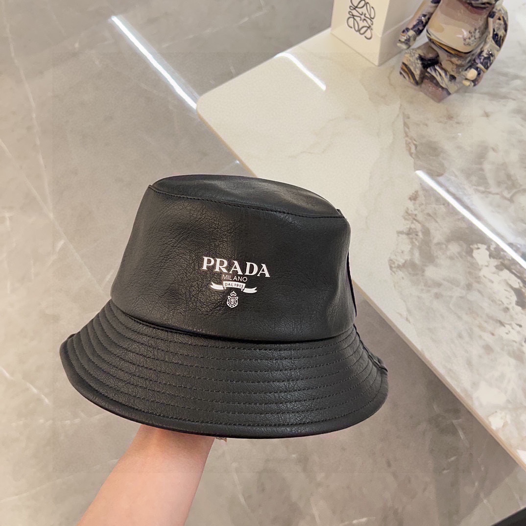 NO:219309,Special dust bag [PRADA] new soft leather sun-visible fisherman hat, classic men and women's style~ versatile casual hat, fisherman hat, baseball hat, knit hat, prada, prada, espadrilles, hats19860909特配防尘袋【PRADA普拉达】新款软皮遮阳渔夫帽 经典男女款～百搭休闲帽子渔夫帽棒球帽针织帽,帽子,prada,prada,espadrilles,hats,hat