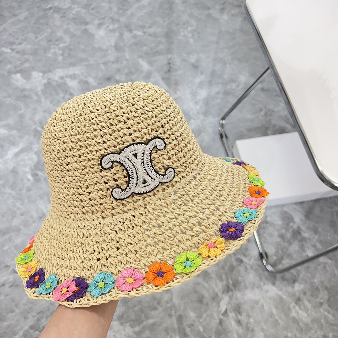 NO:223568,Special dust bag [CELINE] 2025 new straw petal edge vacation style fisherman hat simple folding sun shading ~ a very textured hat straw hat fisherman hat baseball hat knit hat, hat, celine, celine, espadrilles, espadrilles, hats19860909特配防尘袋【CELINE赛琳】2025新款草编花瓣边度假风渔夫帽 简约折叠遮阳～非常有质感的一款帽子草帽渔夫帽棒球帽针织帽,帽子,celine,celine,espadrilles,espadrilles,hats,hat