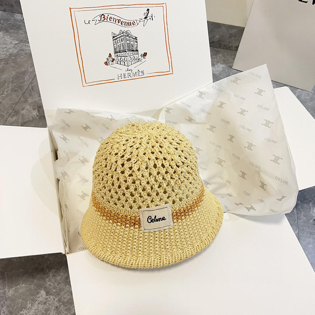 NO:225832,Special dust bag. [CELINE] 2025 new color-blocked hollow simple fisherman hat, small fragrance trendy small bucket hat, summer street single product hat straw hat fisherman hat baseball hat, hat, celine, celine, espadrilles, hats19860909特配防尘袋.【CELINE赛琳】2025新款拼色镂空简约渔夫帽,小香风潮流小桶帽,夏季出街单品帽子草帽渔夫帽棒球帽,帽子,celine,celine,espadrilles,hats,hat