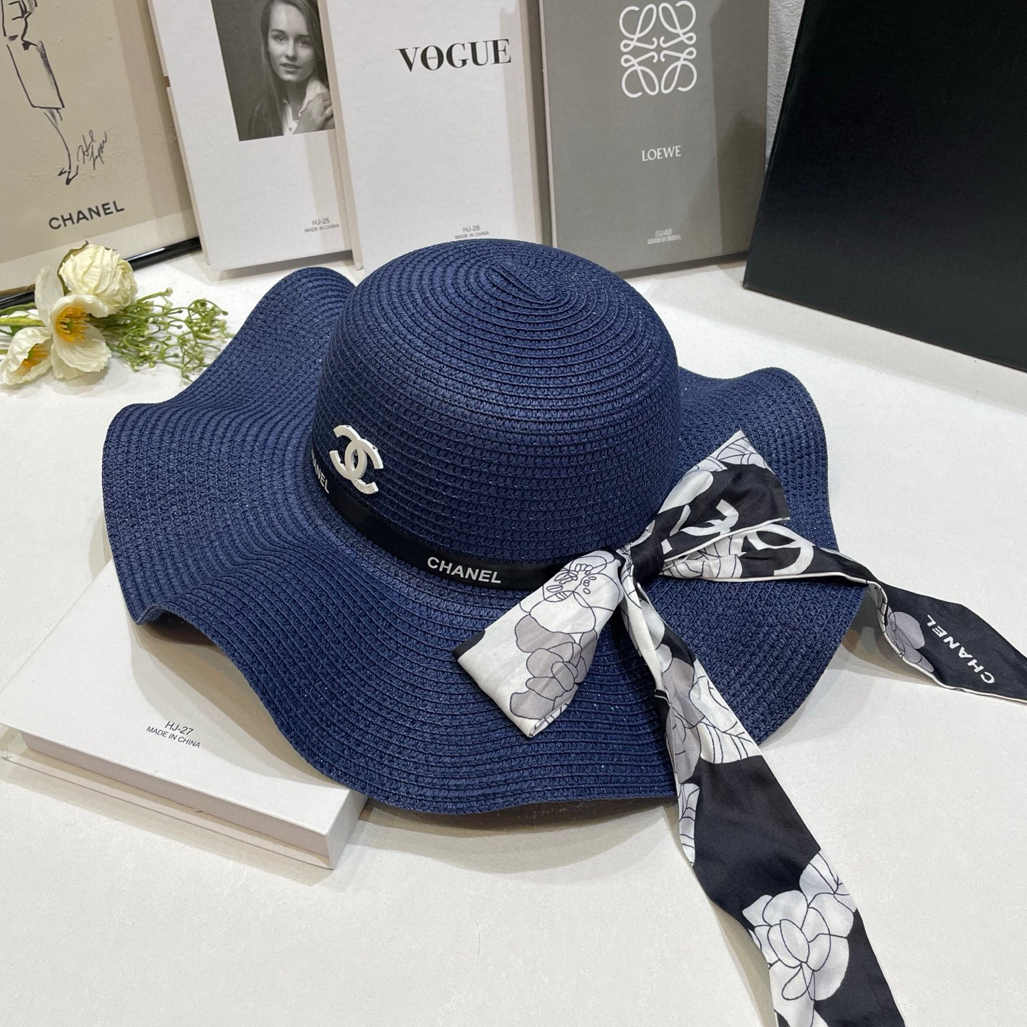 NO:226315,Special offer with dust bag. [CHANEL Chanel] 2025 new ribbon holiday style straw hat, new straw hat, hat, chanel, chanel, hats19860909特价配防尘袋.【CHANEL香奈儿】2025新款丝带款度假风盆帽草帽,出街旅行单品新款草帽,帽子,chanel,chanel,hats,hat