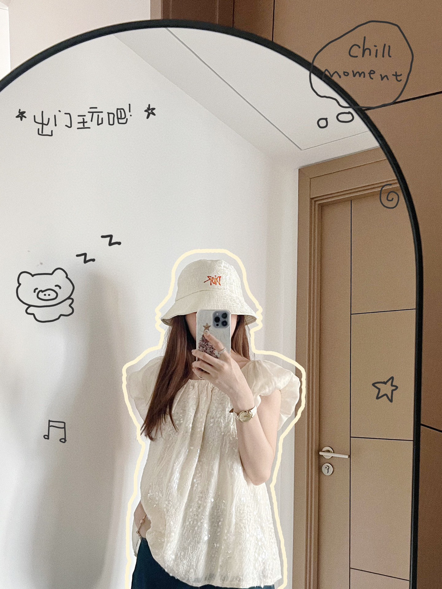 💛配防尘袋【DIOR迪奥】2025新款暗纹轻奢款渔夫帽，🔆百搭日常款～休闲出街#