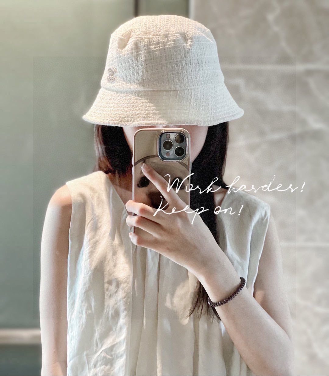 💛配防尘袋【CHANEL香奈儿】2025新款小香风材质渔夫帽，大牌款超好搭配，赶紧入手