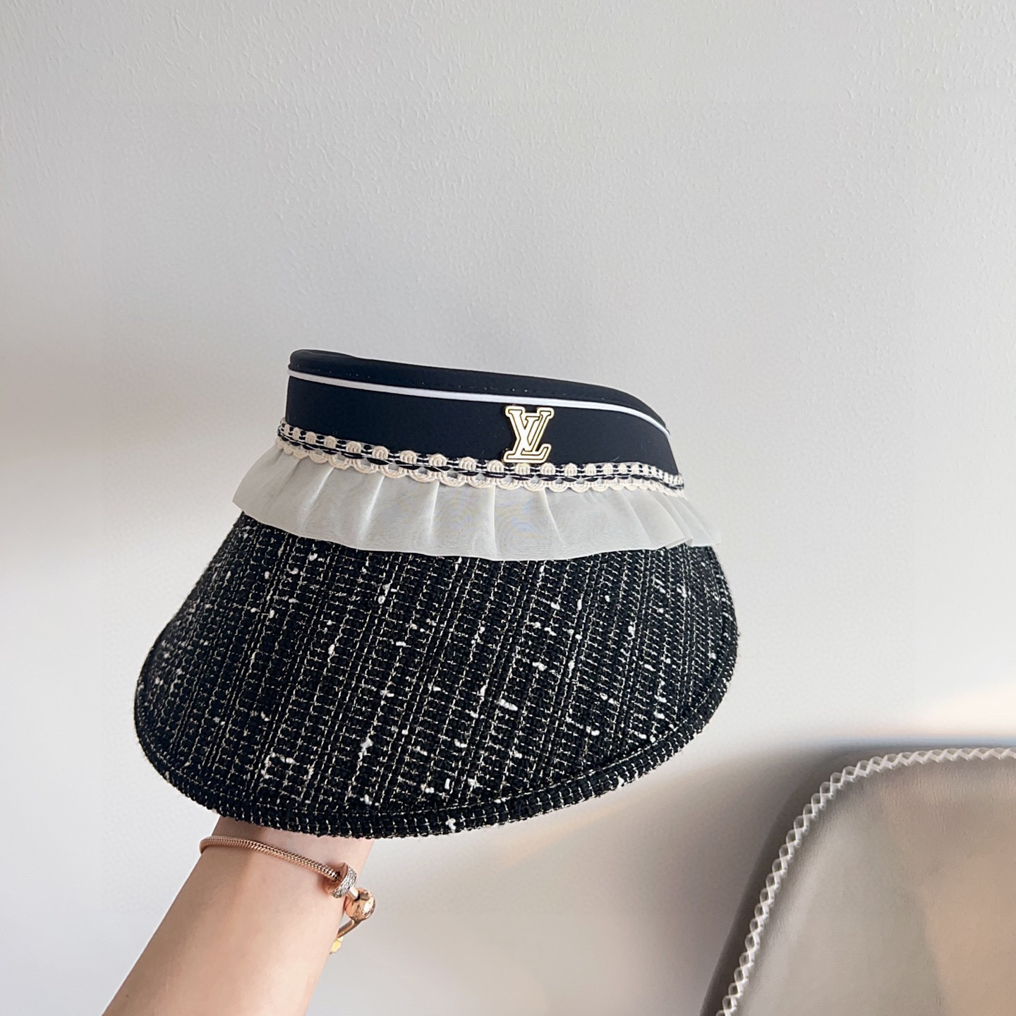 NO:343516,Special dust bag [LV Louis Vuitton] 2025 new tweed spliced ​​holiday style sun hat empty top hat, sun protection versatile ~ casual street artifact hat straw hat fisherman hat baseball hat, hat, louis vuitton, louis vuitton, espadrilles, hats特配防尘袋【LV路易威登】2025新款粗花呢拼接度假风遮阳帽空顶帽,遮阳百搭～休闲出街神器帽子草帽渔夫帽棒球帽,帽子,louis vuitton,louis vuitton,espadrilles,hats,hat