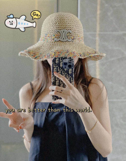 Celine Triomphe Raffia Bucket Hat - Foldable Summer Beach Sun Hat 1 Celine Triomphe Raffia Bucket Hat - Foldable Summer Beach Sun Hat