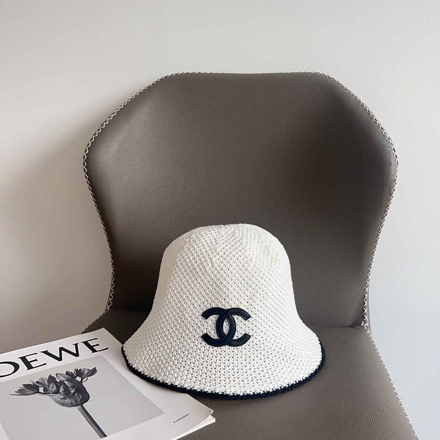NO:347506,Special offer with dust bag [CHANEL Chanel] 2025 new color-blocking small fragrance woven fisherman hat, versatile and daily style~ Casual outing #Hat straw hat fisherman hat baseball hat, hat, chanel, chanel, espadrilles, hats特价配防尘袋【CHANEL香奈儿】2025新款拼色小香编织渔夫帽,百搭日常款～休闲出街#帽子草帽渔夫帽棒球帽,帽子,chanel,chanel,espadrilles,hats,hat