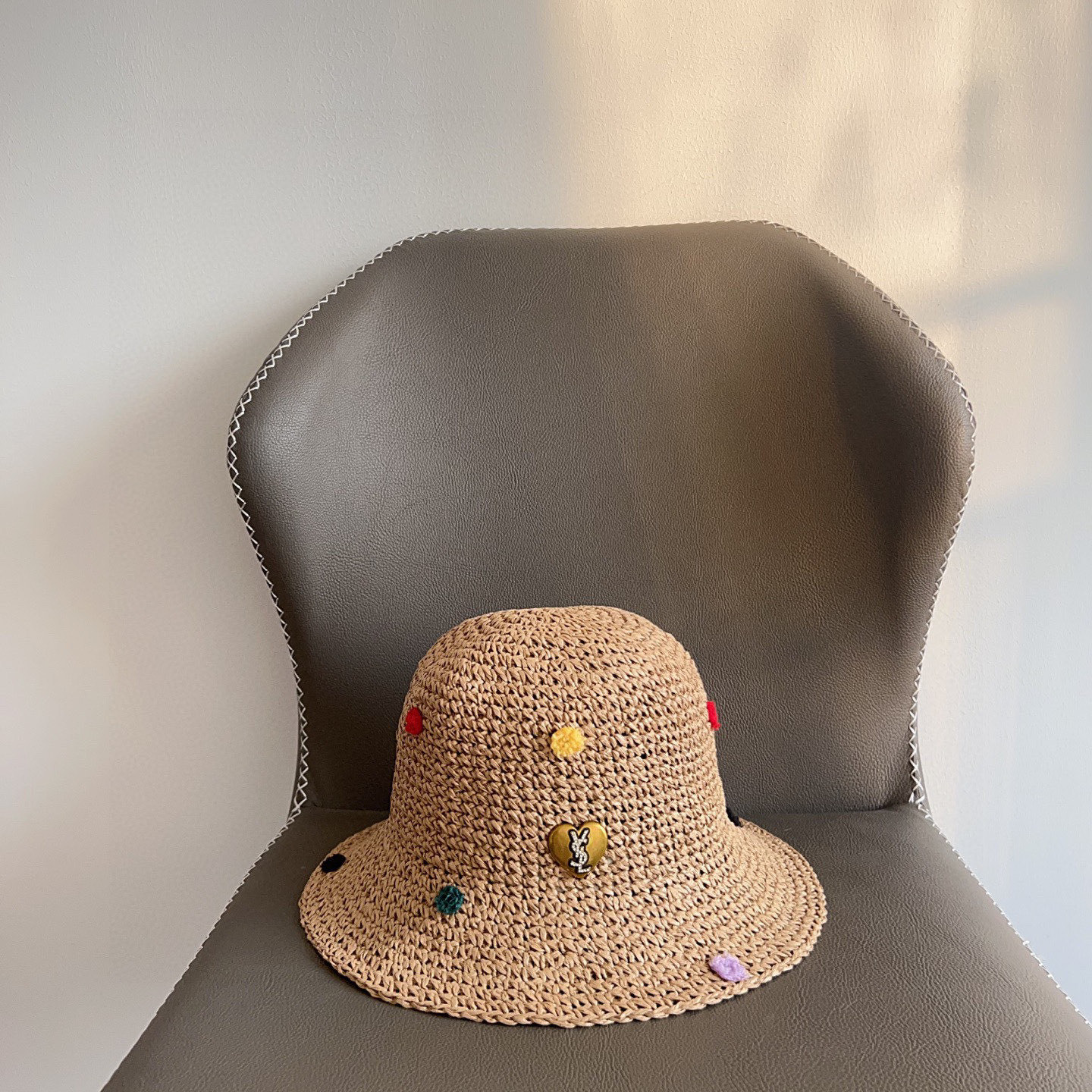 NO:348936,Special dust bag [YSL Saint Laurent] 2025 spring and summer new polka dot playful knitted fisherman hat, versatile and daily style~ casual outing #hat straw hat fisherman hat baseball hat, hat, saint laurent, saint laurent, espadrilles, hats特配防尘袋【YSL圣罗兰】2025春夏新款波点俏皮款编织渔夫帽,百搭日常款～休闲出街#帽子草帽渔夫帽棒球帽,帽子,saint laurent,saint laurent,espadrilles,hats,hat