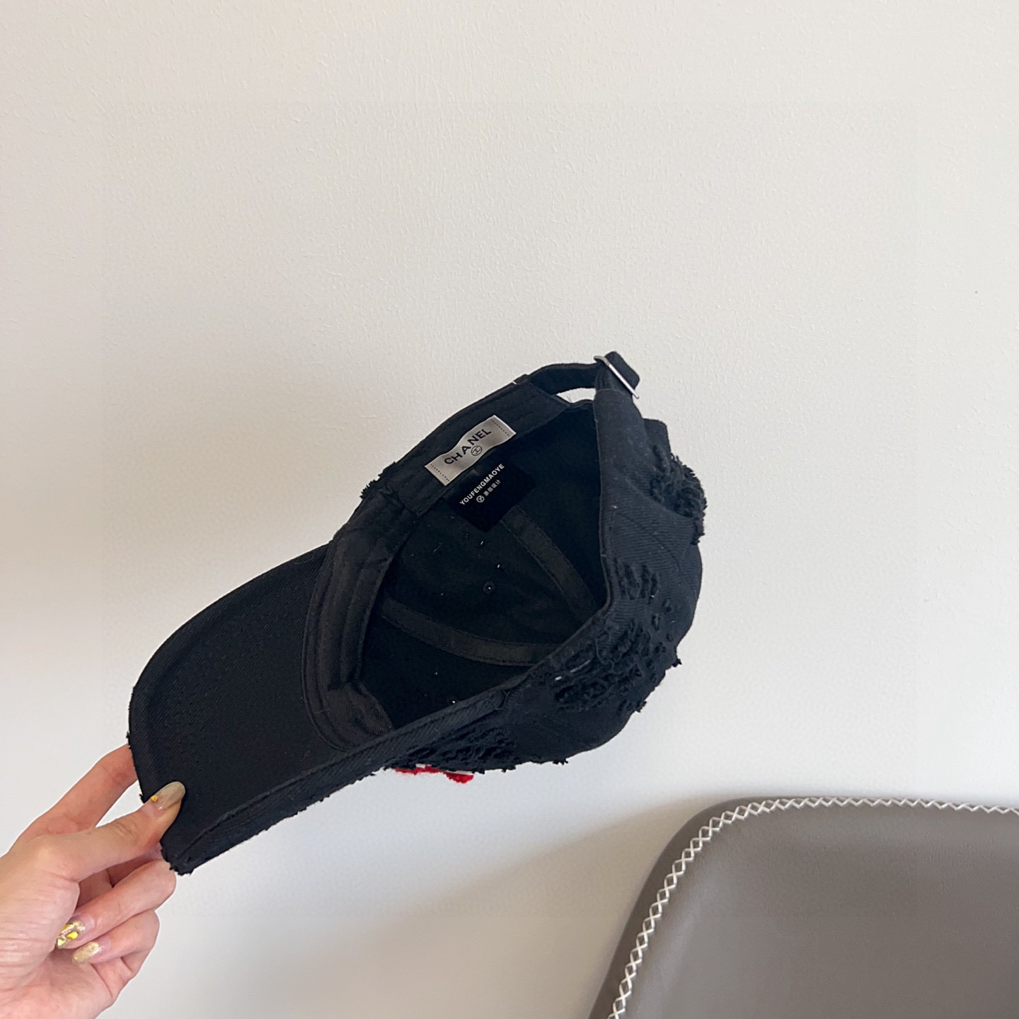 💛配防尘袋。【CHANEL香奈儿】2025新款做旧小香风棒球帽,专柜经典款,男女通用