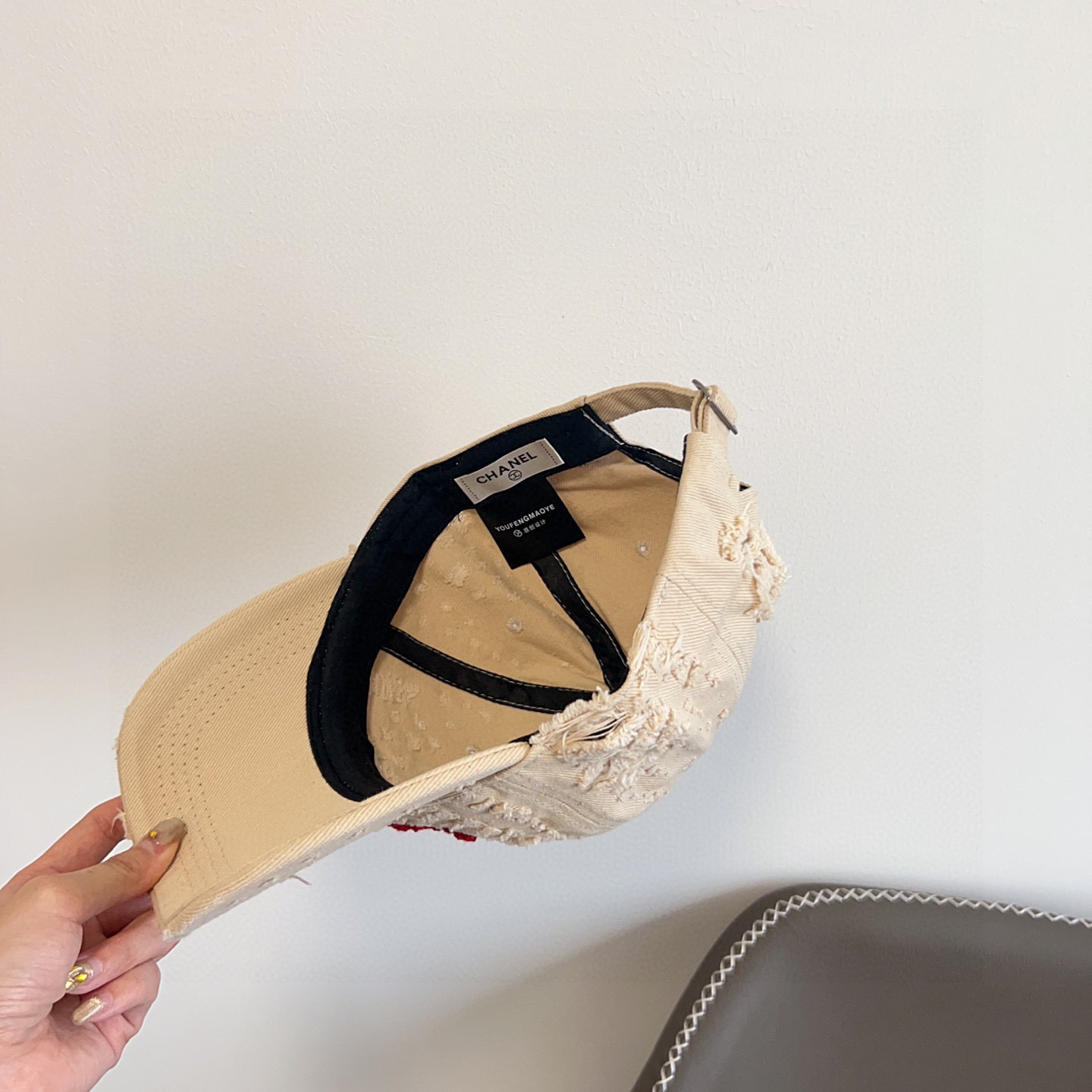 💛配防尘袋。【CHANEL香奈儿】2025新款做旧小香风棒球帽,专柜经典款,男女通用