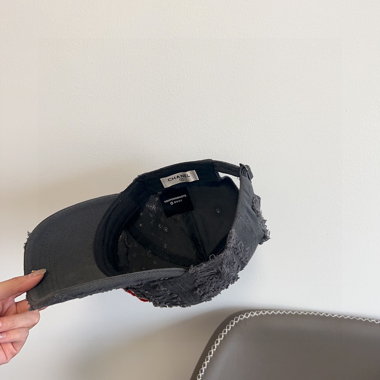 💛配防尘袋。【CHANEL香奈儿】2025新款做旧小香风棒球帽,专柜经典款,男女通用