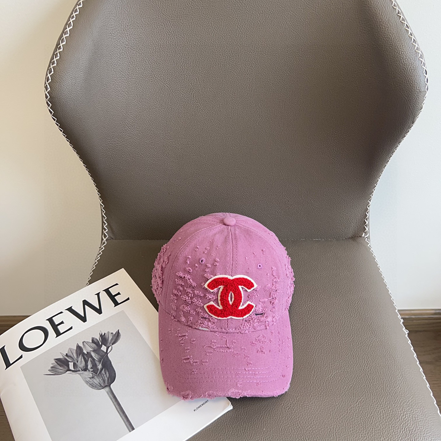 💛配防尘袋。【CHANEL香奈儿】2025新款做旧小香风棒球帽,专柜经典款,男女通用