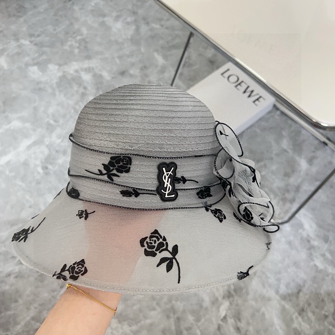NO:361487,Special dust bag. [YSL Saint Laurent] 2025 new Eugensha vacation wind basin hat straw hat, street travel items hat straw hat fisherman hat baseball hat, hat, saint laurent, saint laurent, espadrilles, hats特配防尘袋.【YSL圣罗兰】2025新款欧根沙度假风盆帽草帽,出街旅行单品帽子草帽渔夫帽棒球帽,帽子,saint laurent,saint laurent,espadrilles,hats,hat