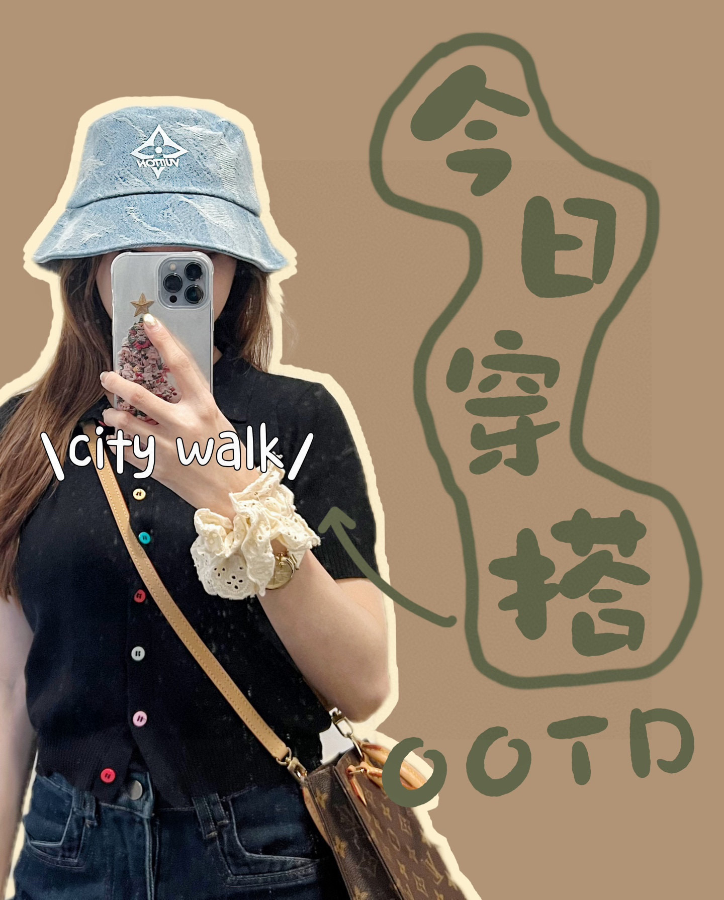 💛配防尘袋【LV路易威登】2025新款牛仔男女款简约渔夫帽，🔆百搭日常款～出街必备