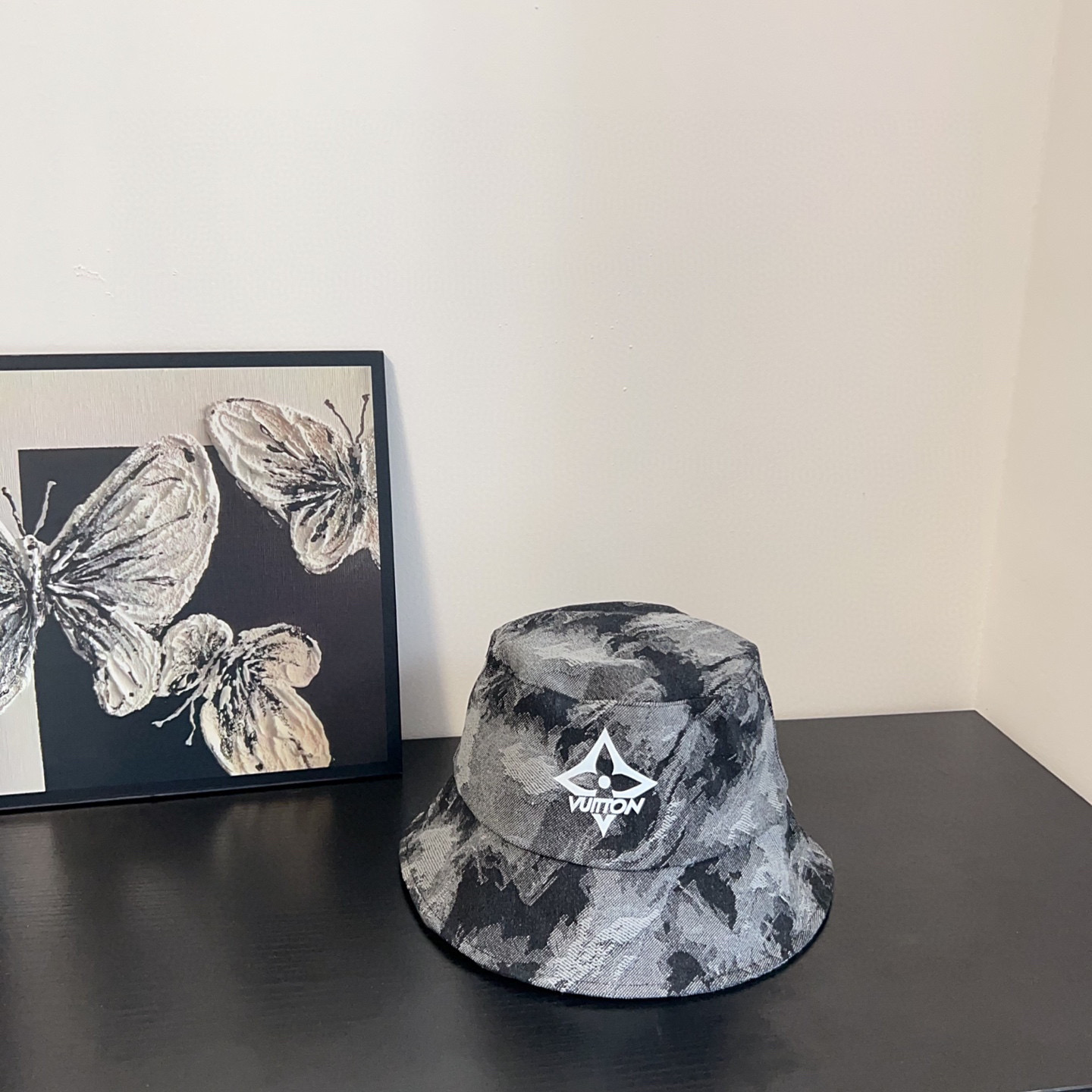 💛配防尘袋【LV路易威登】2025新款牛仔男女款简约渔夫帽，🔆百搭日常款～出街必备