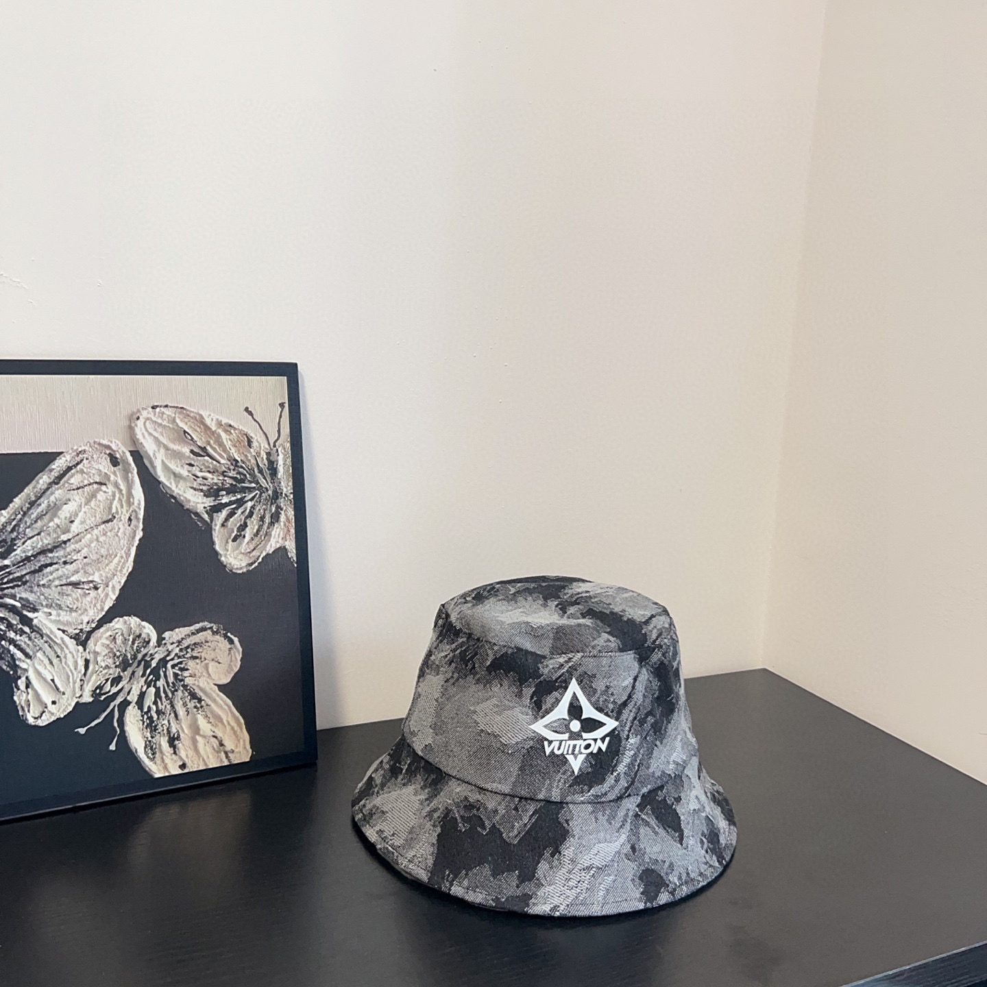 💛配防尘袋【LV路易威登】2025新款牛仔男女款简约渔夫帽，🔆百搭日常款～出街必备