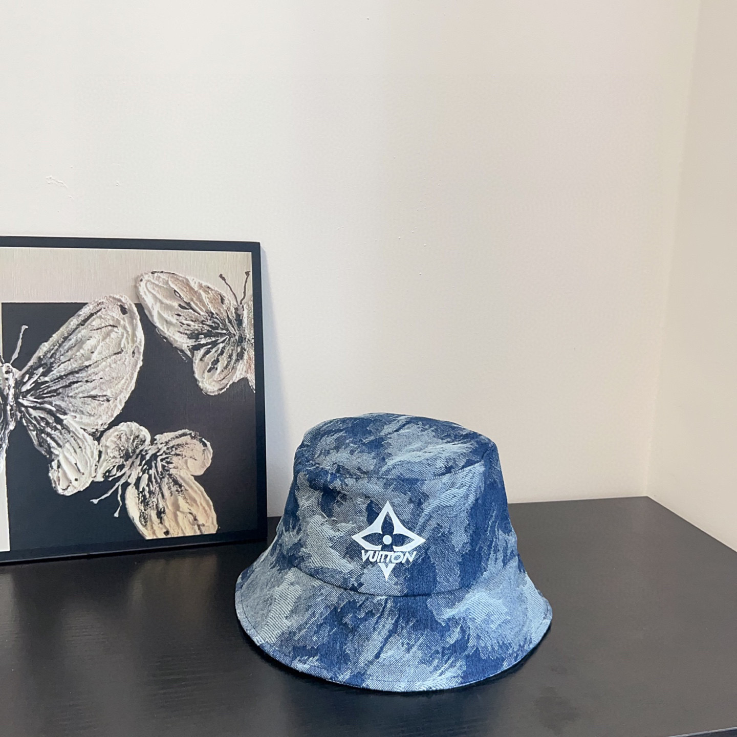 💛配防尘袋【LV路易威登】2025新款牛仔男女款简约渔夫帽，🔆百搭日常款～出街必备