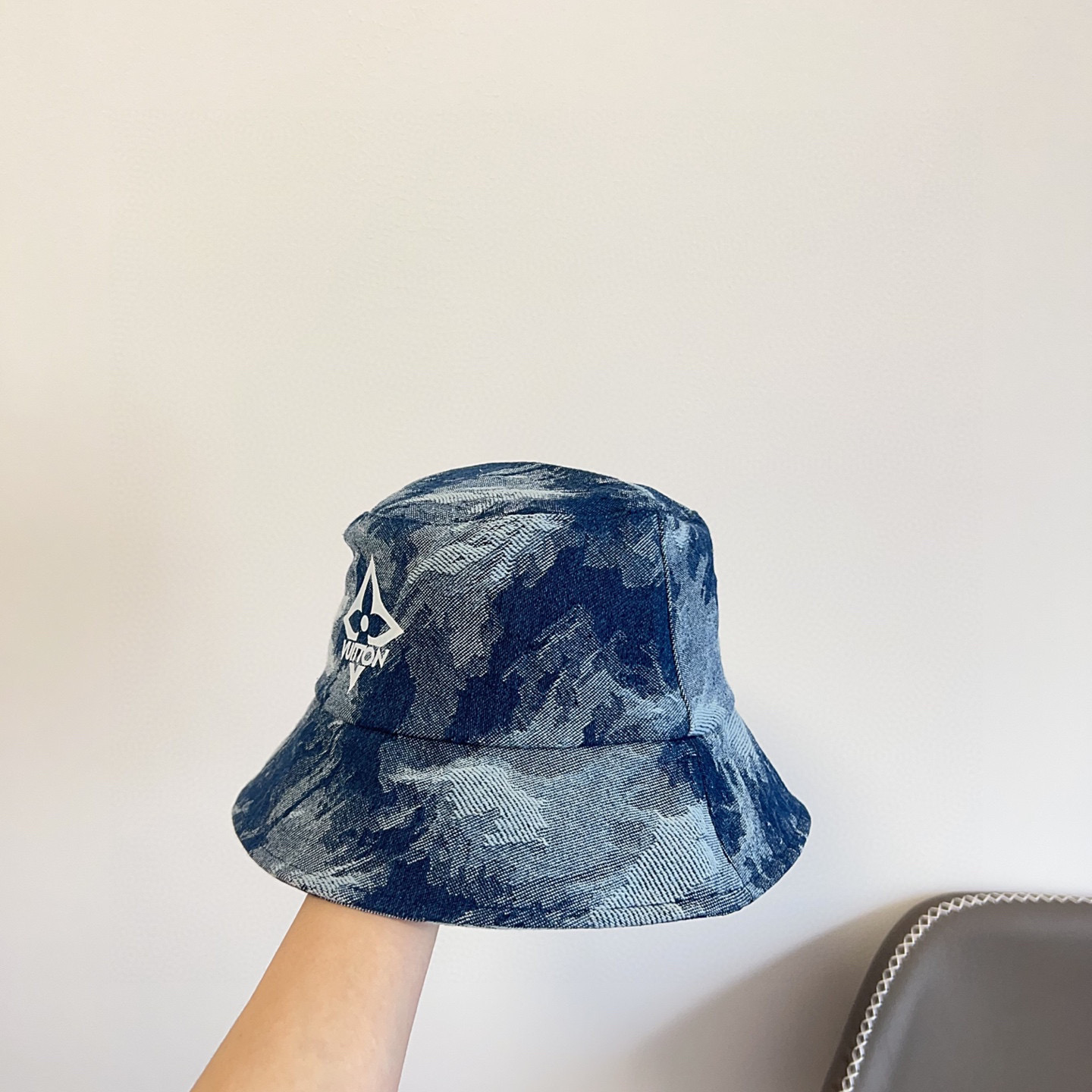 💛配防尘袋【LV路易威登】2025新款牛仔男女款简约渔夫帽，🔆百搭日常款～出街必备