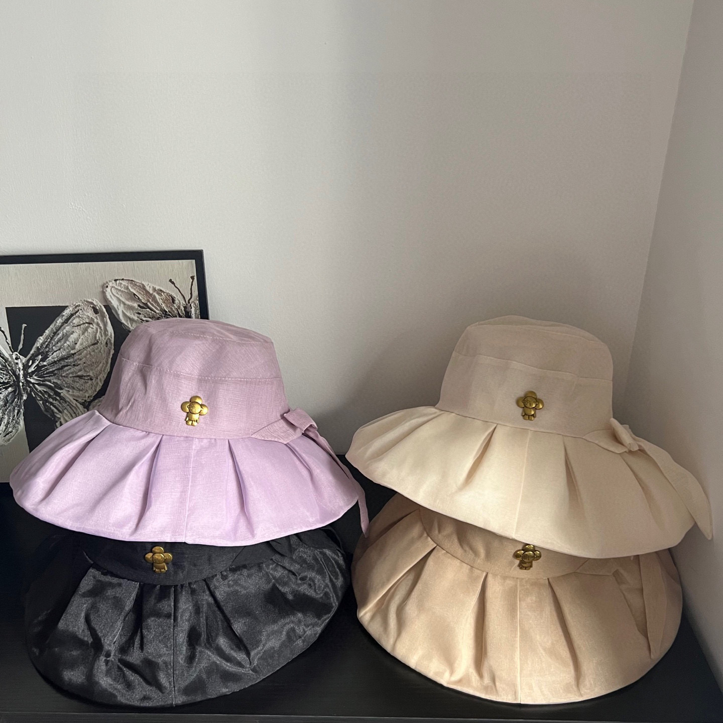 💛配防尘袋【LV路易威登】2025新款滑面防水可折叠款渔夫帽，🔆度假百搭款～出街必备