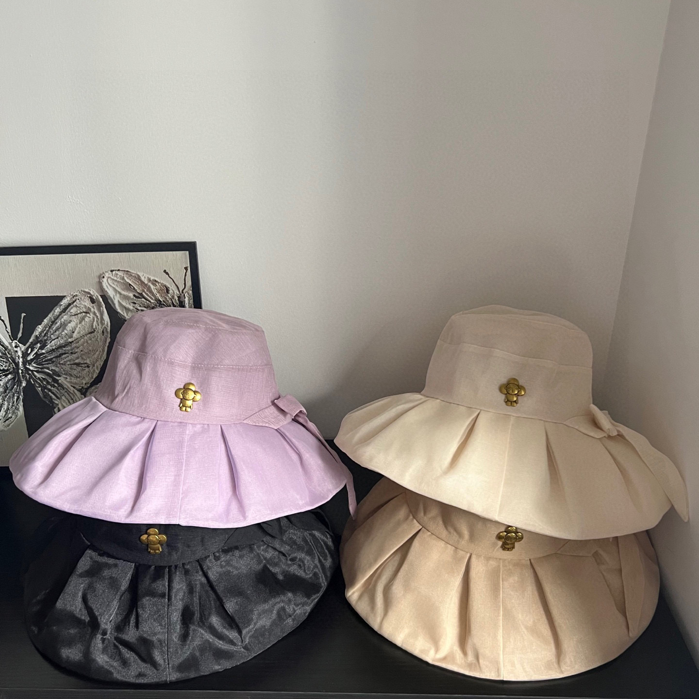 💛配防尘袋【LV路易威登】2025新款滑面防水可折叠款渔夫帽，🔆度假百搭款～出街必备